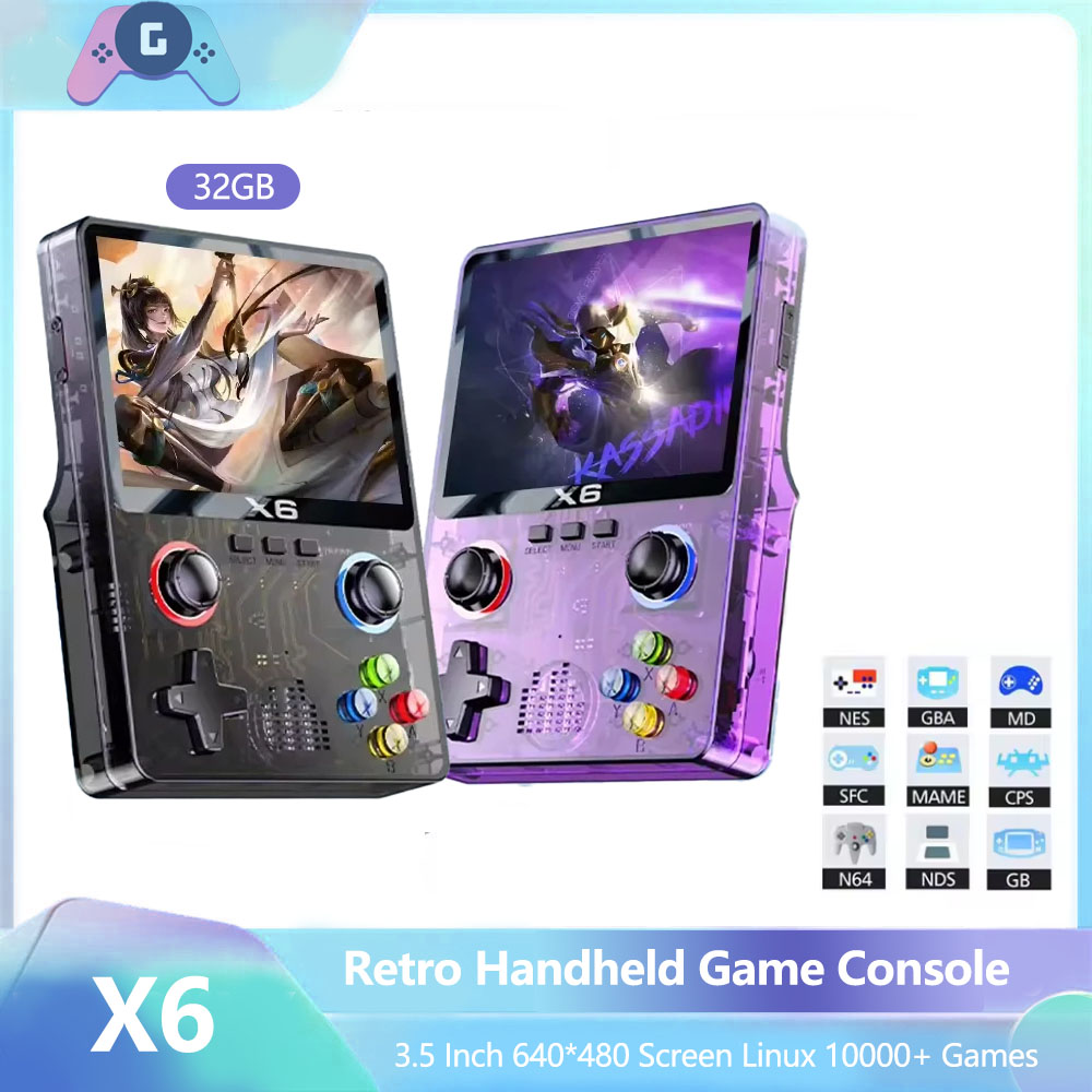 X6 Handheld Game Player 3.5 In - Retro Gaming X6 avis et prix