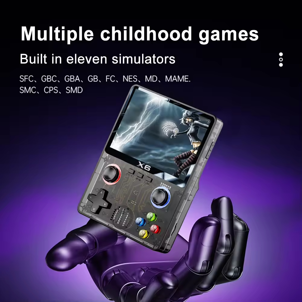 X6 Handheld Game Player 3.5 In - Retro Gaming X6 avis et prix