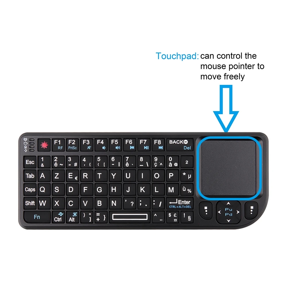 Backlit Mini Wireless Keyboard - Retro Gaming Tv Box avis et prix