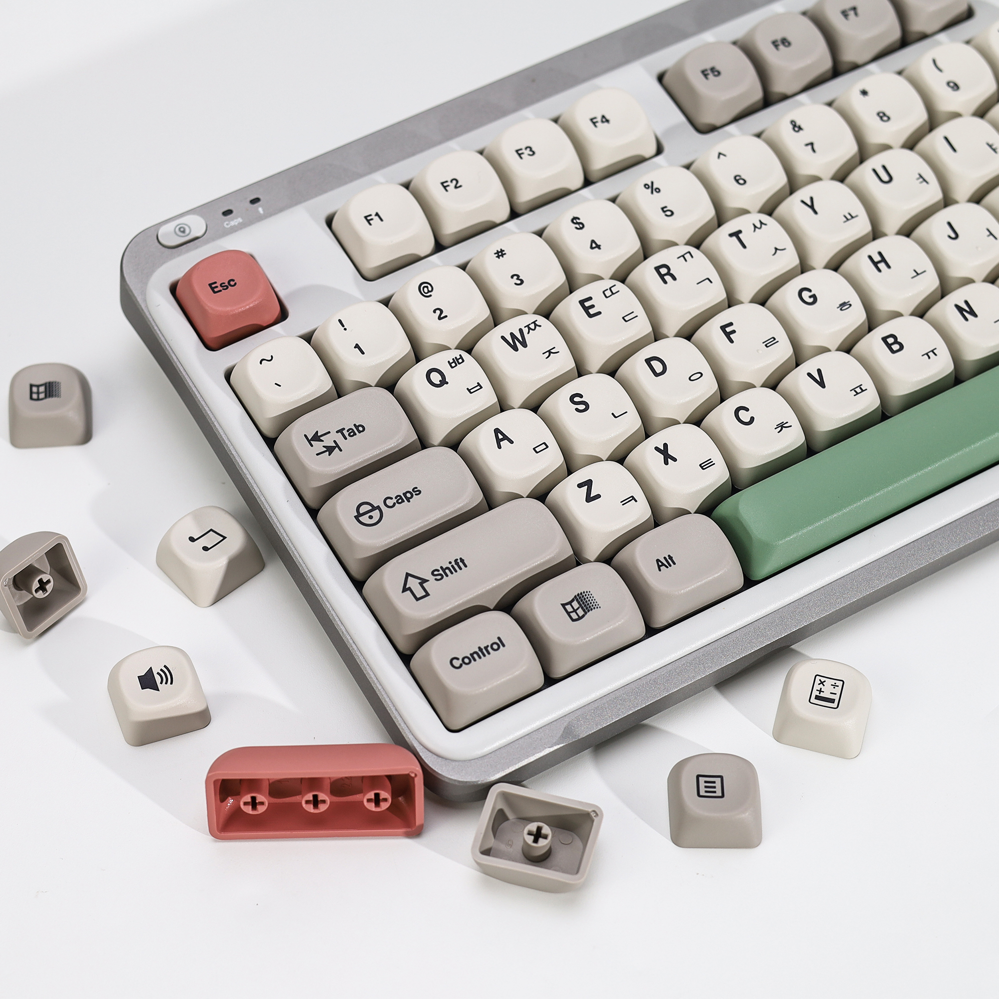 KBDiy Korean Keycaps GMK 9009  - Retro Gaming Keyboard avis et prix