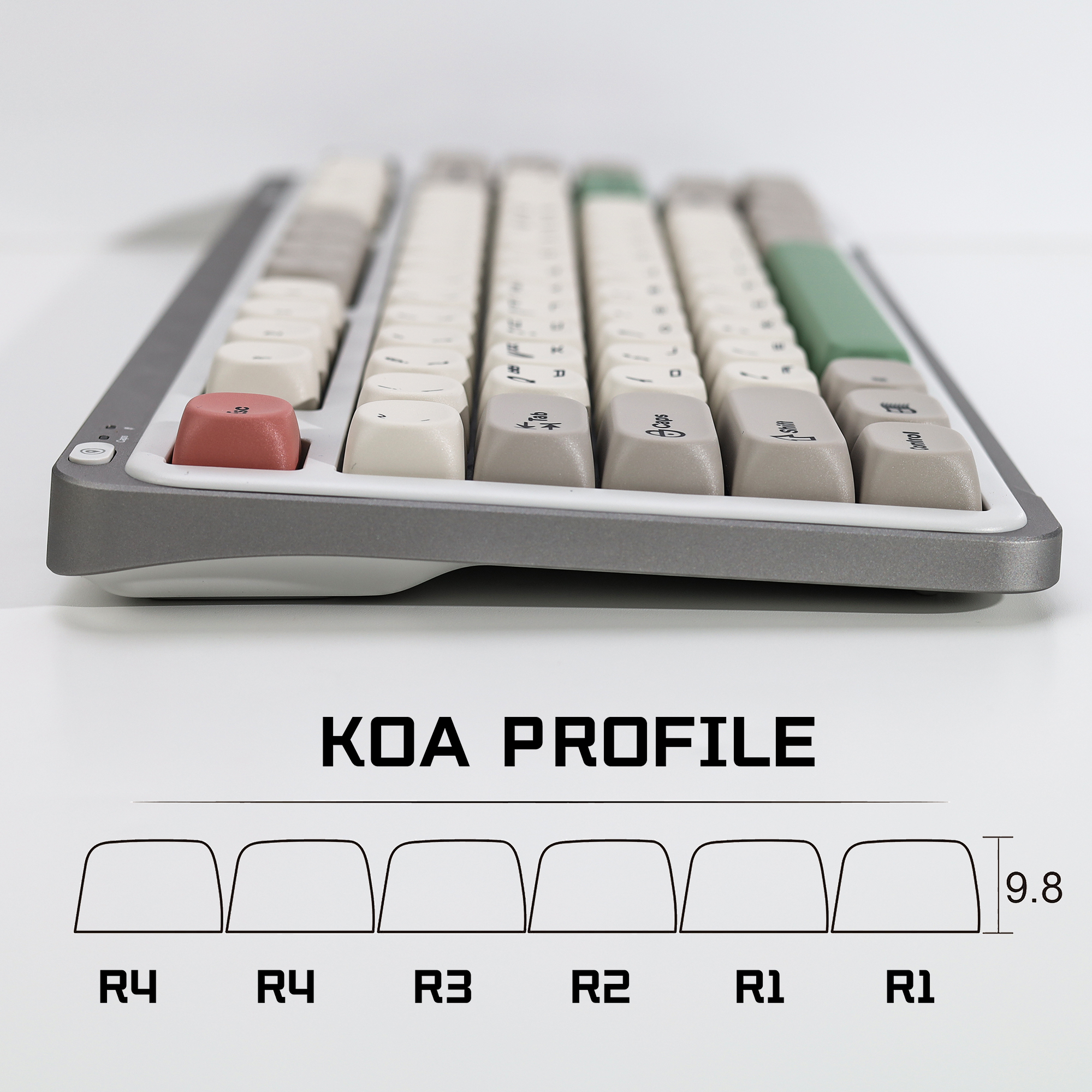 KBDiy Korean Keycaps GMK 9009  - Retro Gaming Keyboard avis et prix