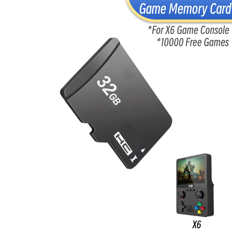 Game Card For X6 Game Console  - Retro Gaming X6 avis et prix