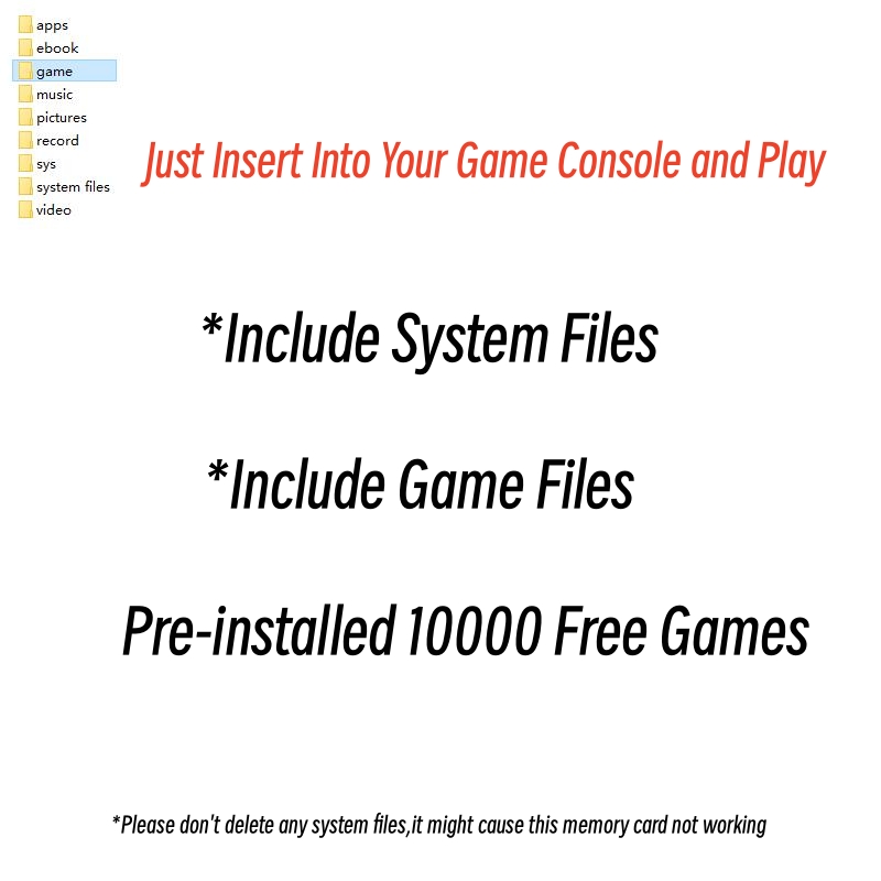 Game Card For X6 Game Console  - Retro Gaming X6 avis et prix