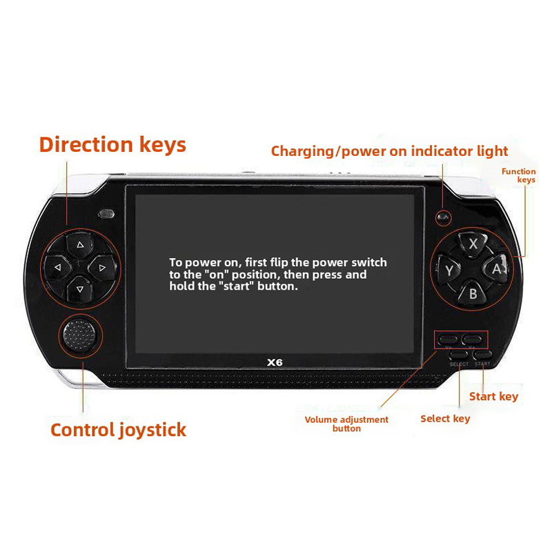 X6 Gaming Console 12 Emulators - Retro Gaming X6 avis et prix