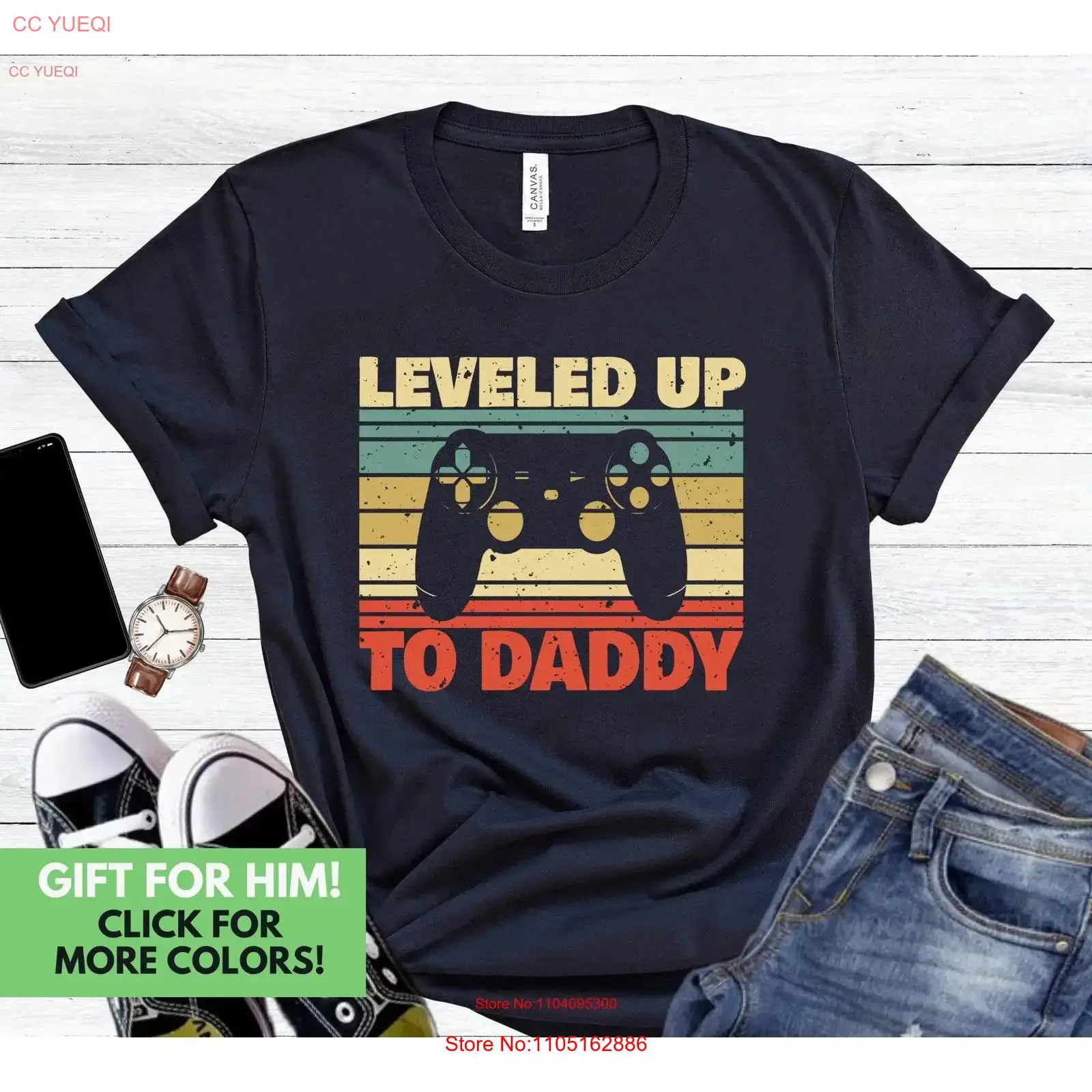 Leveled Up To Daddy T Shirt fo - Retro Gaming Unit avis et prix