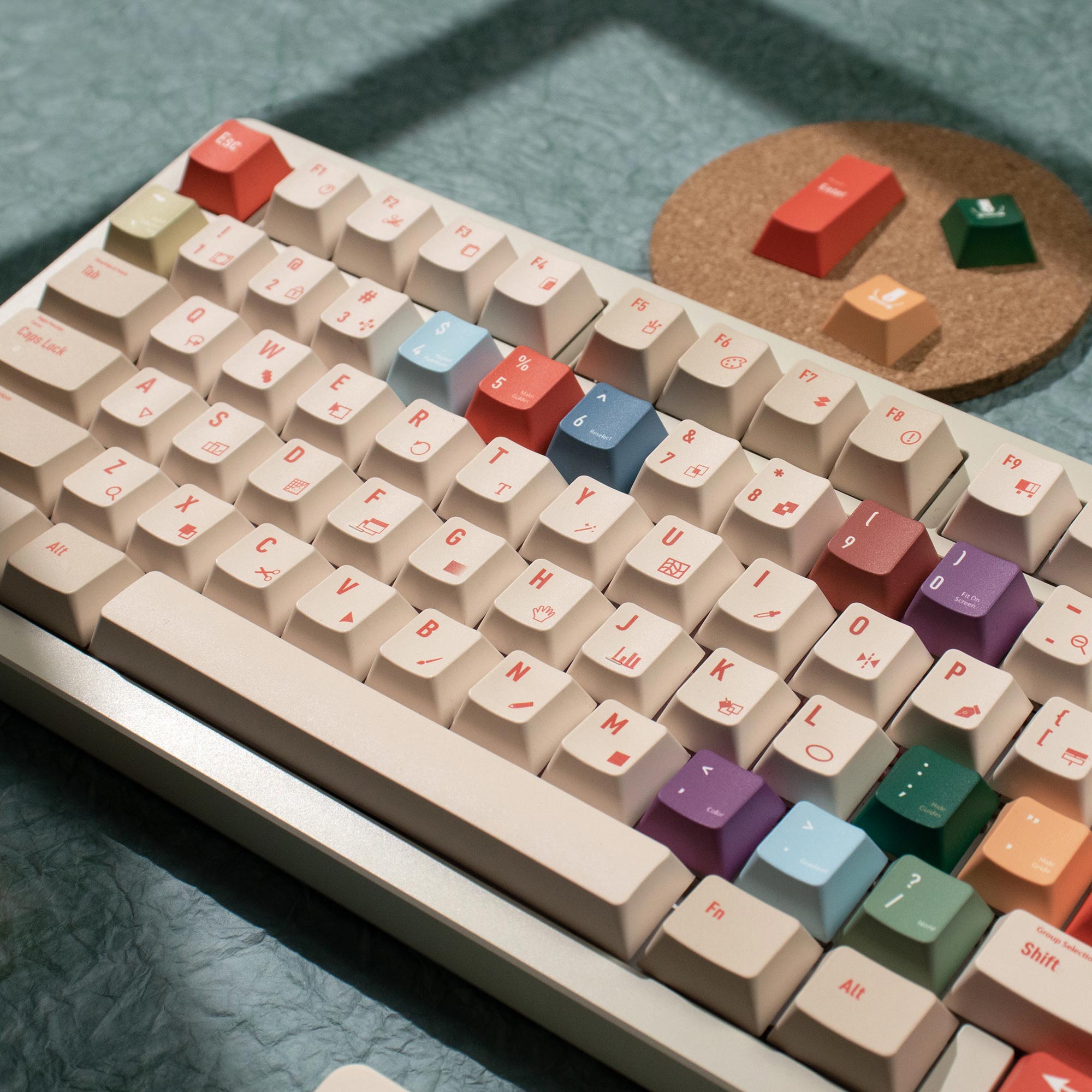 illustrator Keycaps DYE-SUB Ch - Retro Gaming Keyboard avis et prix
