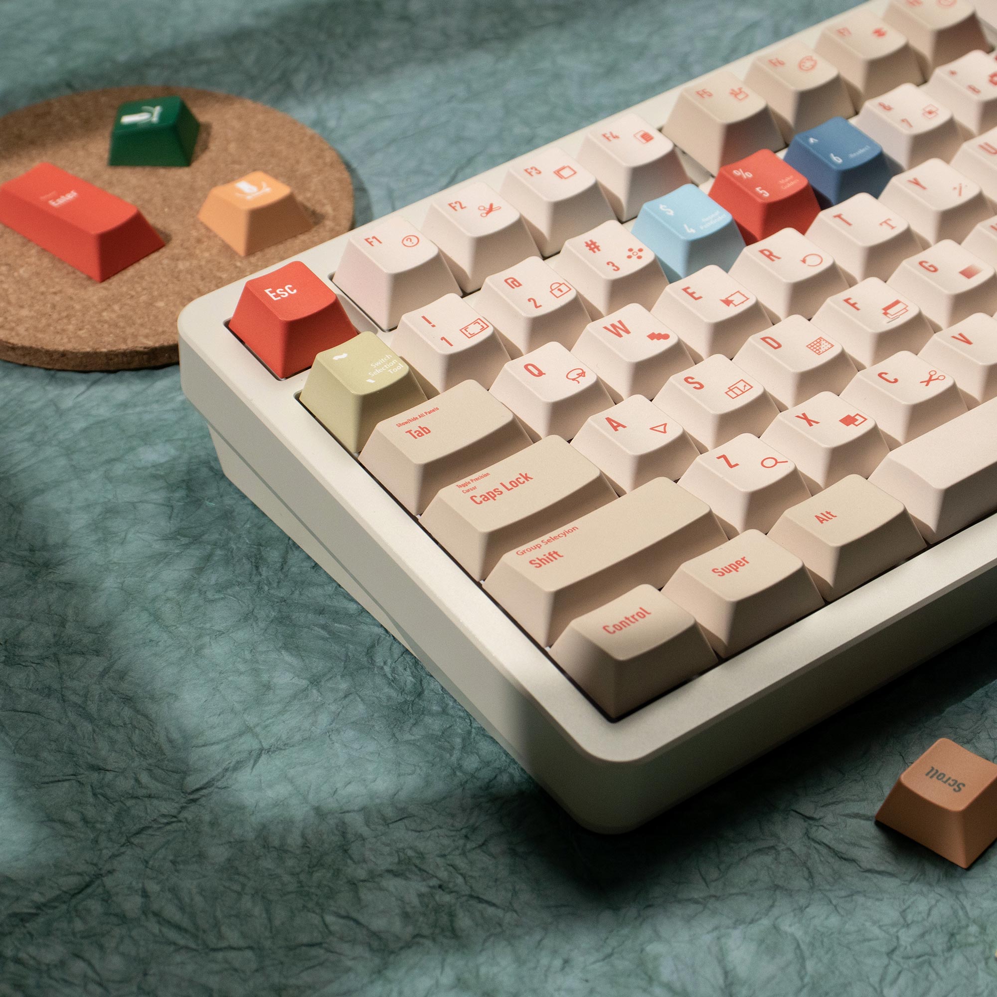 illustrator Keycaps DYE-SUB Ch - Retro Gaming Keyboard avis et prix