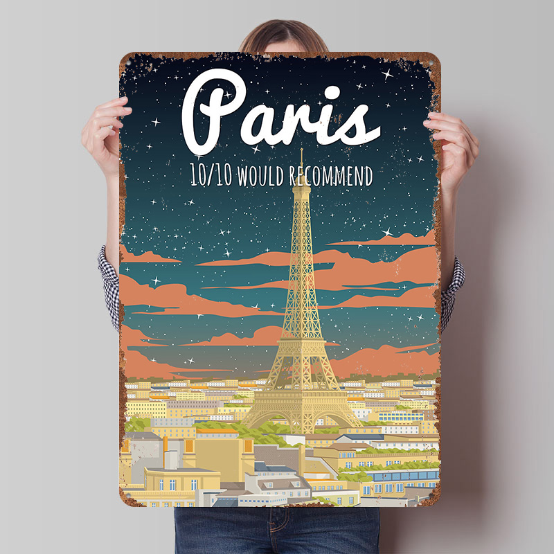 Paris Eiffel Tower Travel Post - Retro Gaming Paris avis et prix