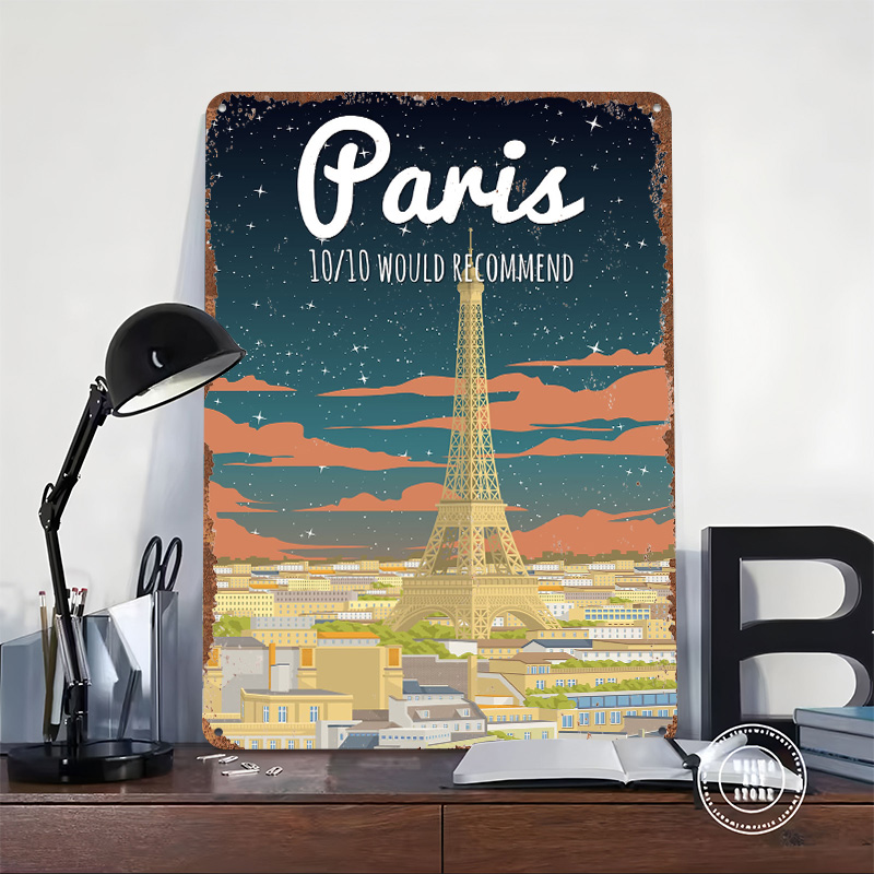 Paris Eiffel Tower Travel Post - Retro Gaming Paris avis et prix