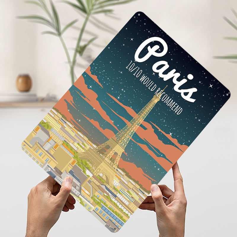 Paris Eiffel Tower Travel Post - Retro Gaming Paris avis et prix