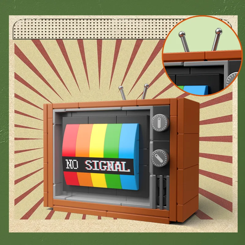 Retro DIY Building Blocks TV R - Retro Gaming Unit avis et prix