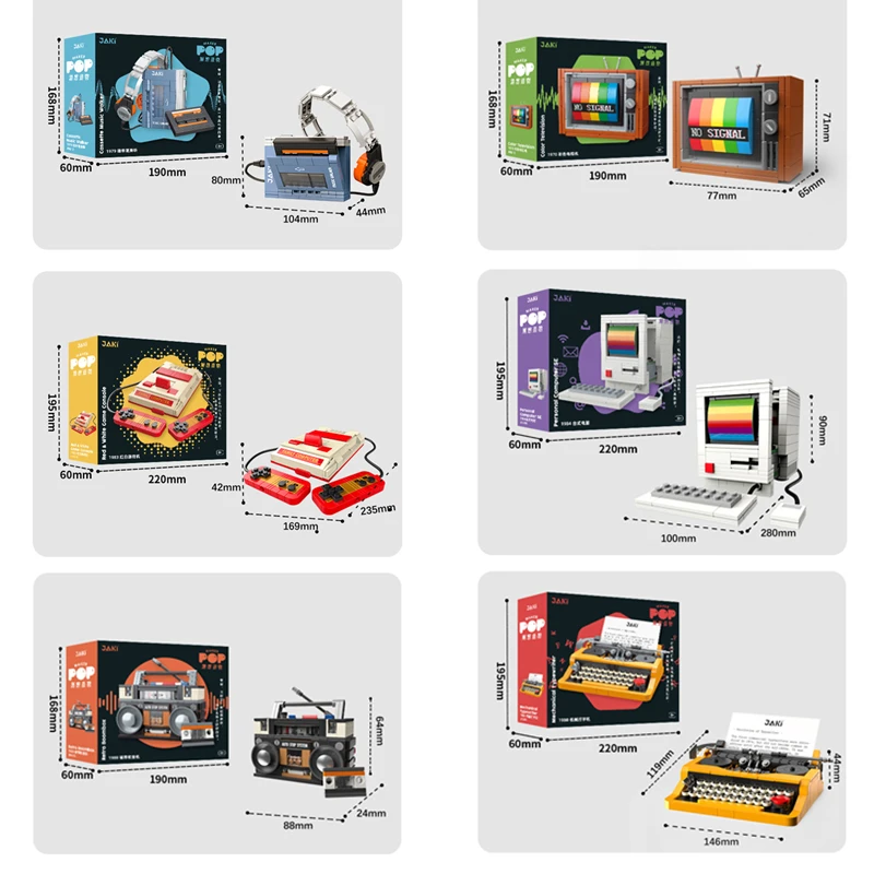 Retro DIY Building Blocks TV R - Retro Gaming Unit avis et prix