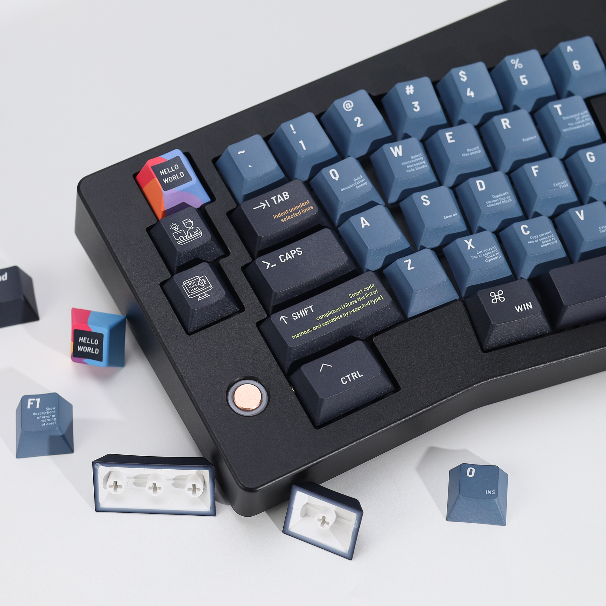 KBDiy Black Programmer Keycap  - Retro Gaming Keyboard avis et prix