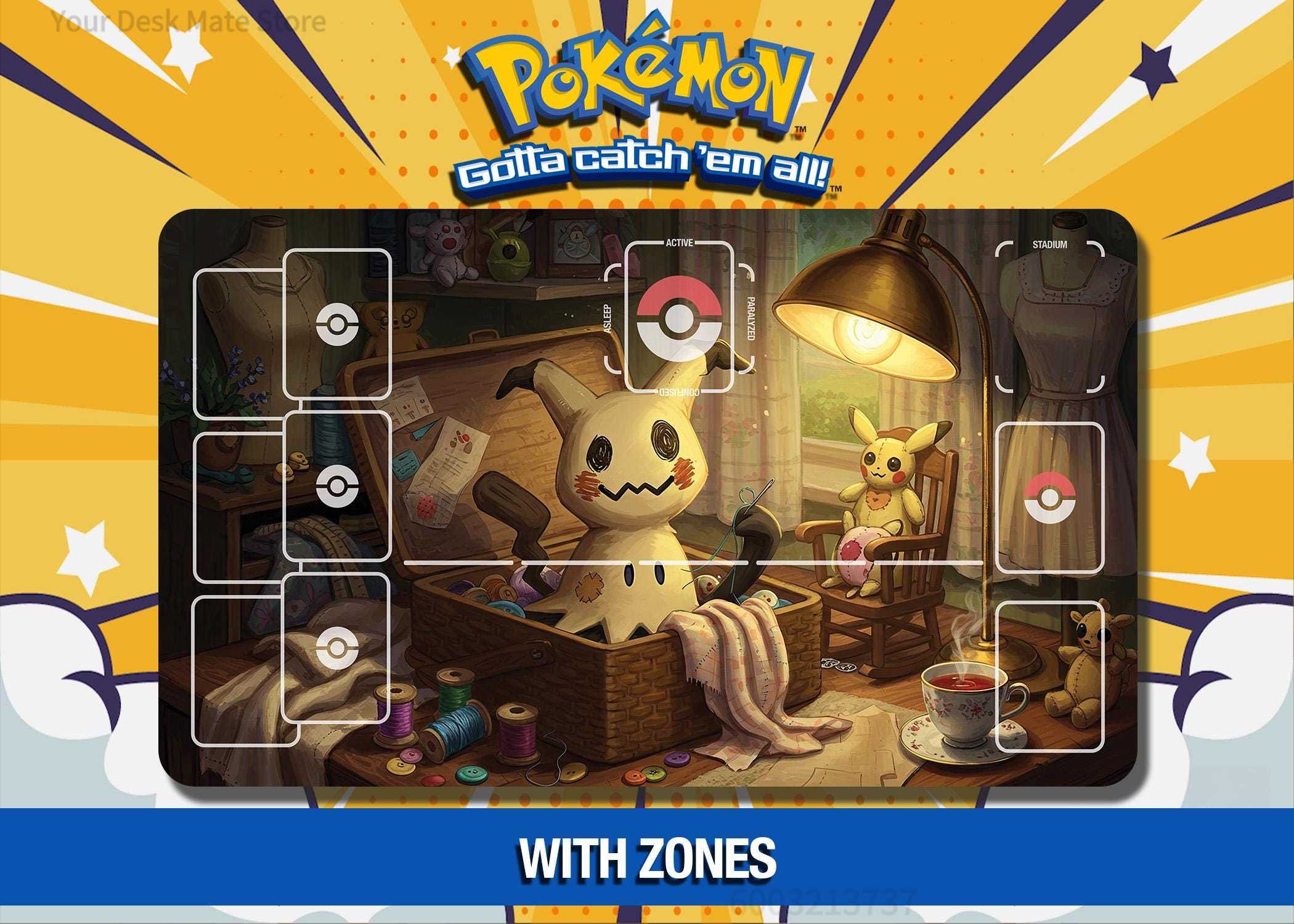 Vintage Room Mimikyu Pokemon T - Retro Gaming Keyboard avis et prix