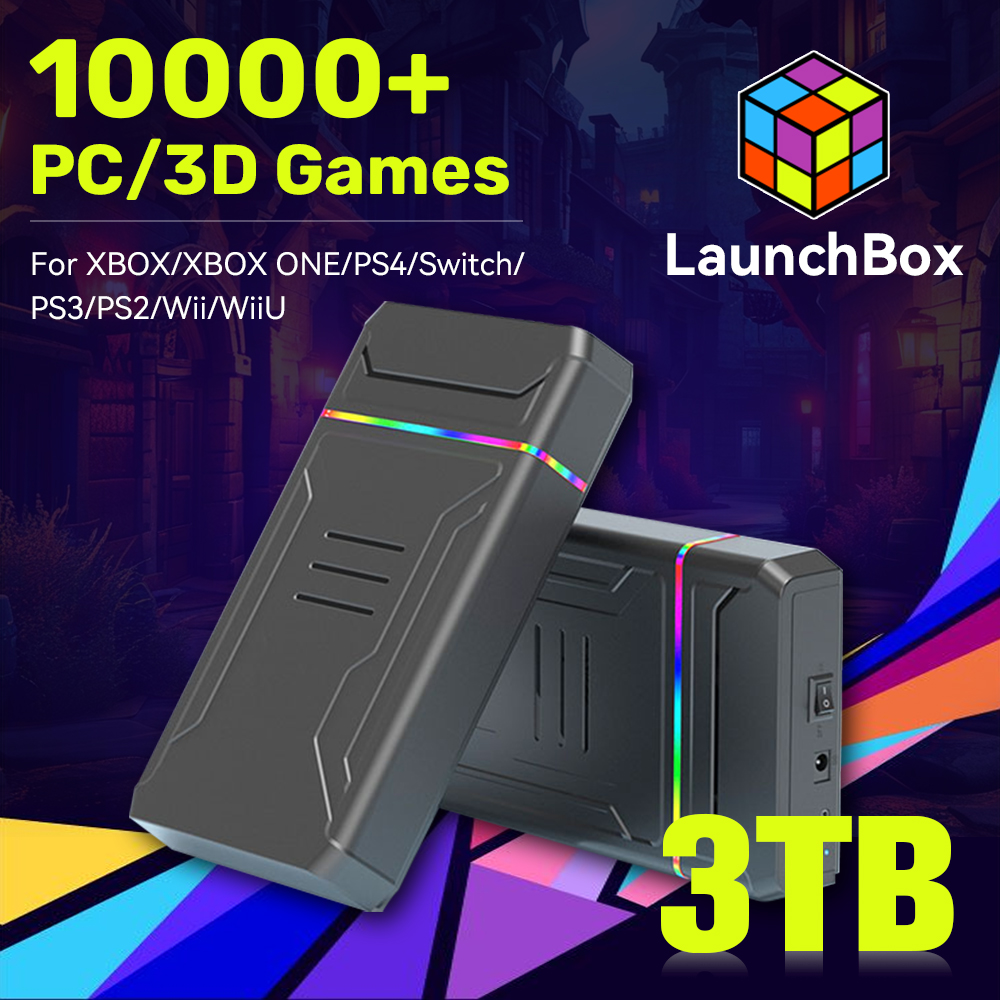 JMachen Launchbox 3TB Gaming H - Retro Gaming Device avis et prix
