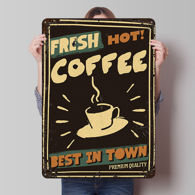 Coffee Shop Vintag Poster Cust - Retro Gaming Shops avis et prix