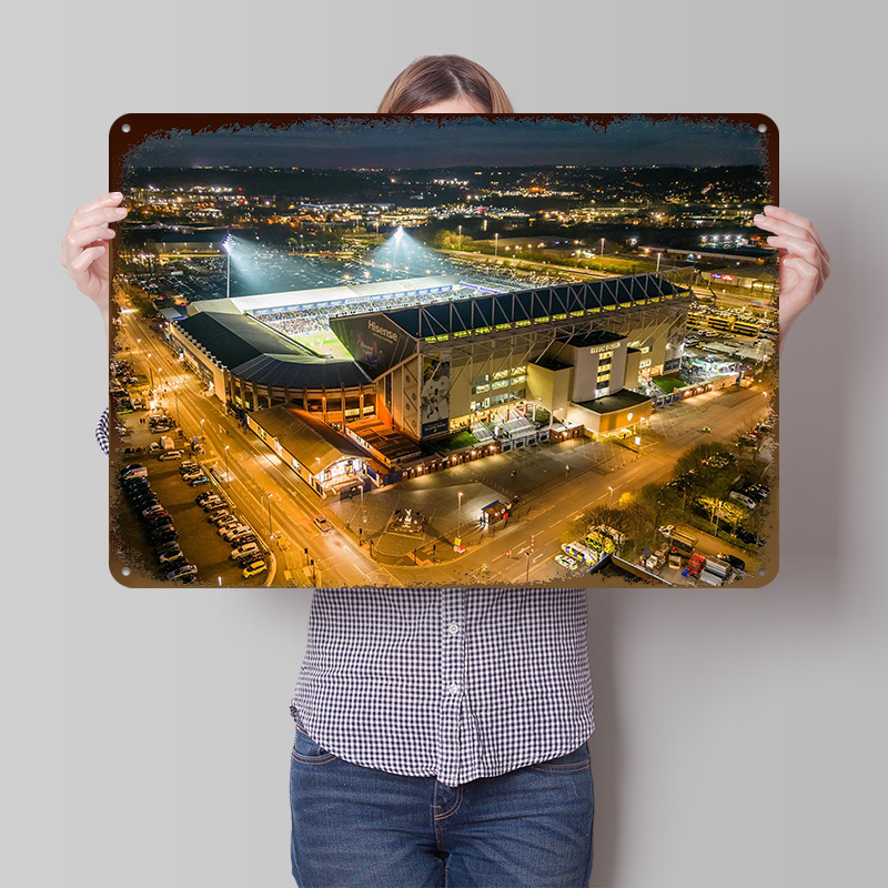 Elland Road Leeds Tin Poster C - Retro Gaming Leeds avis et prix