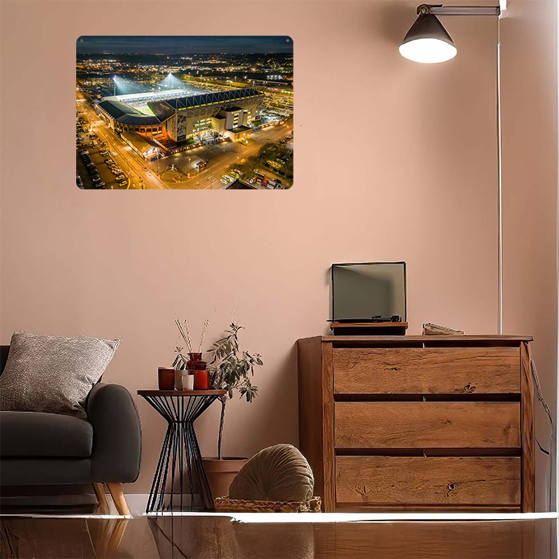 Elland Road Leeds Tin Poster C - Retro Gaming Leeds avis et prix