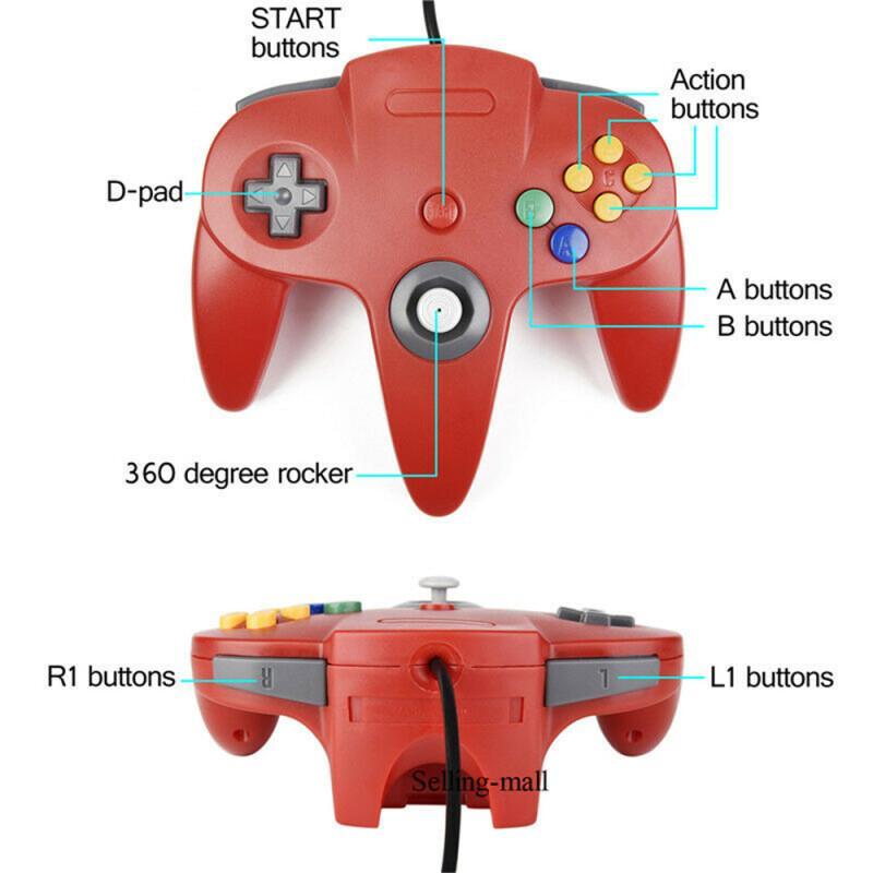 N64 Controller Classic USB Wir - Retro Gaming Joystick avis et prix