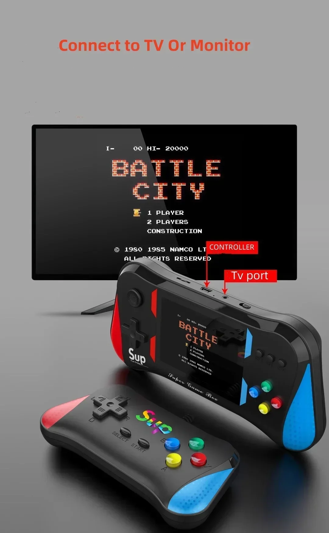 Children's Game Console Palm R - Retro Gaming Unit avis et prix