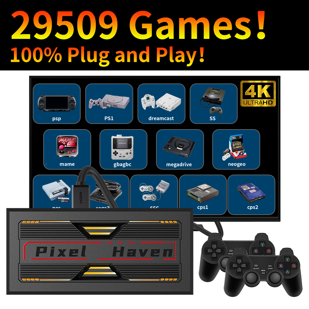 4K HD Retro Game Box Pixel Hav - Retro Gaming Tv Box avis et prix