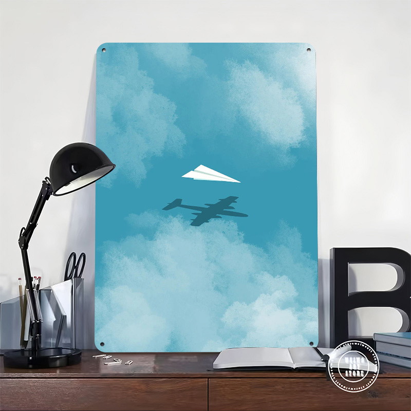 Paper Plane Printed Poster Cus - Retro Gaming Wallpaper avis et prix