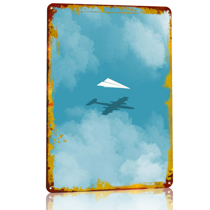 Paper Plane Printed Poster Cus - Retro Gaming Wallpaper avis et prix