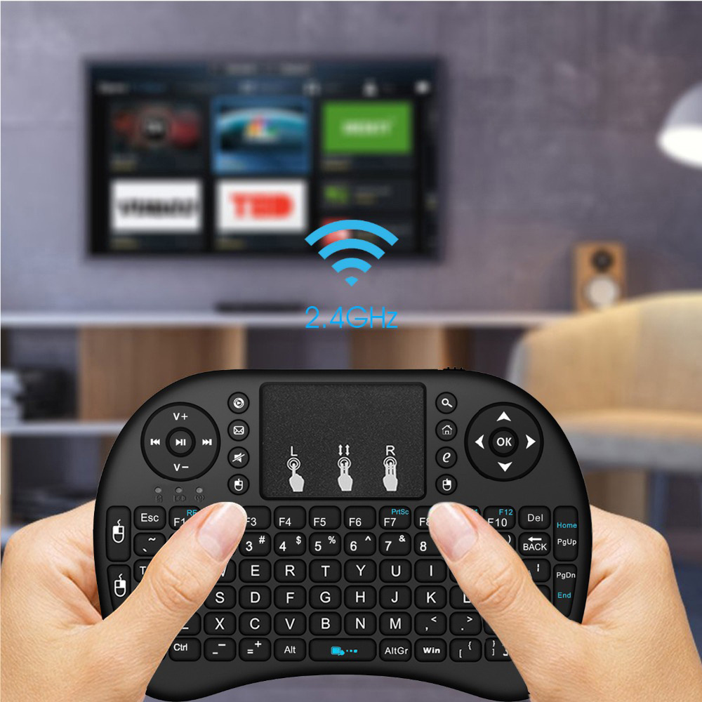 Backlit Mini Wireless Keyboard - Retro Gaming Tv Box avis et prix