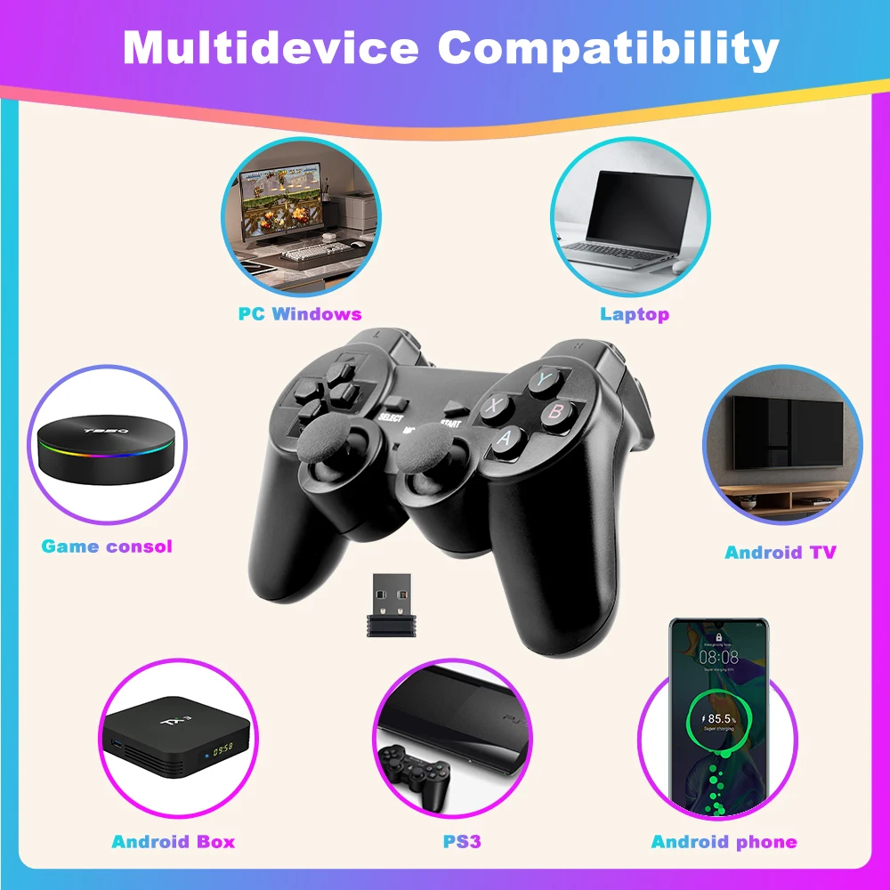 2.4G Wireless Controller Gamep - Retro Gaming Tv Box avis et prix