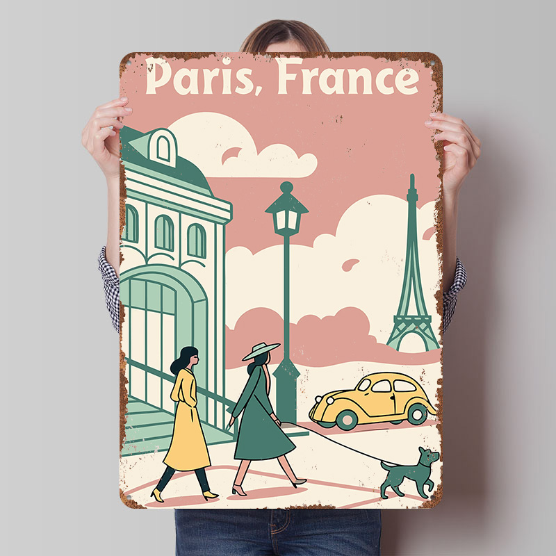 Paris France Travel Printed Po - Retro Gaming Paris avis et prix