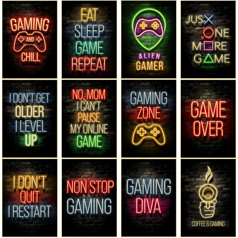 Gaming Posters Game Retro Kraf - Retro Gaming Wallpaper avis et prix