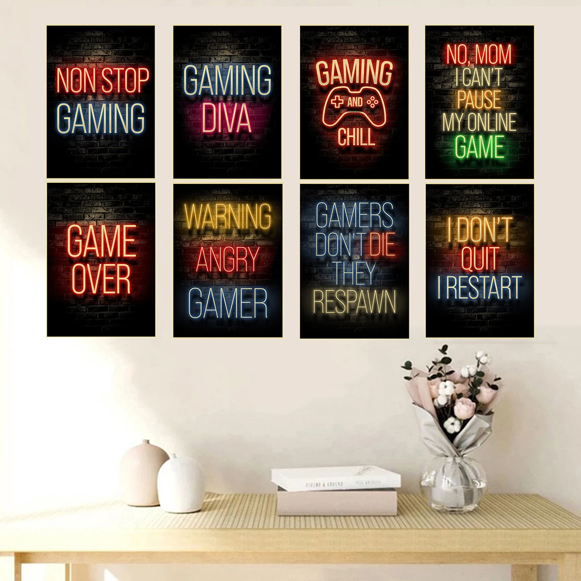 Gaming Posters Game Retro Kraf - Retro Gaming Wallpaper avis et prix