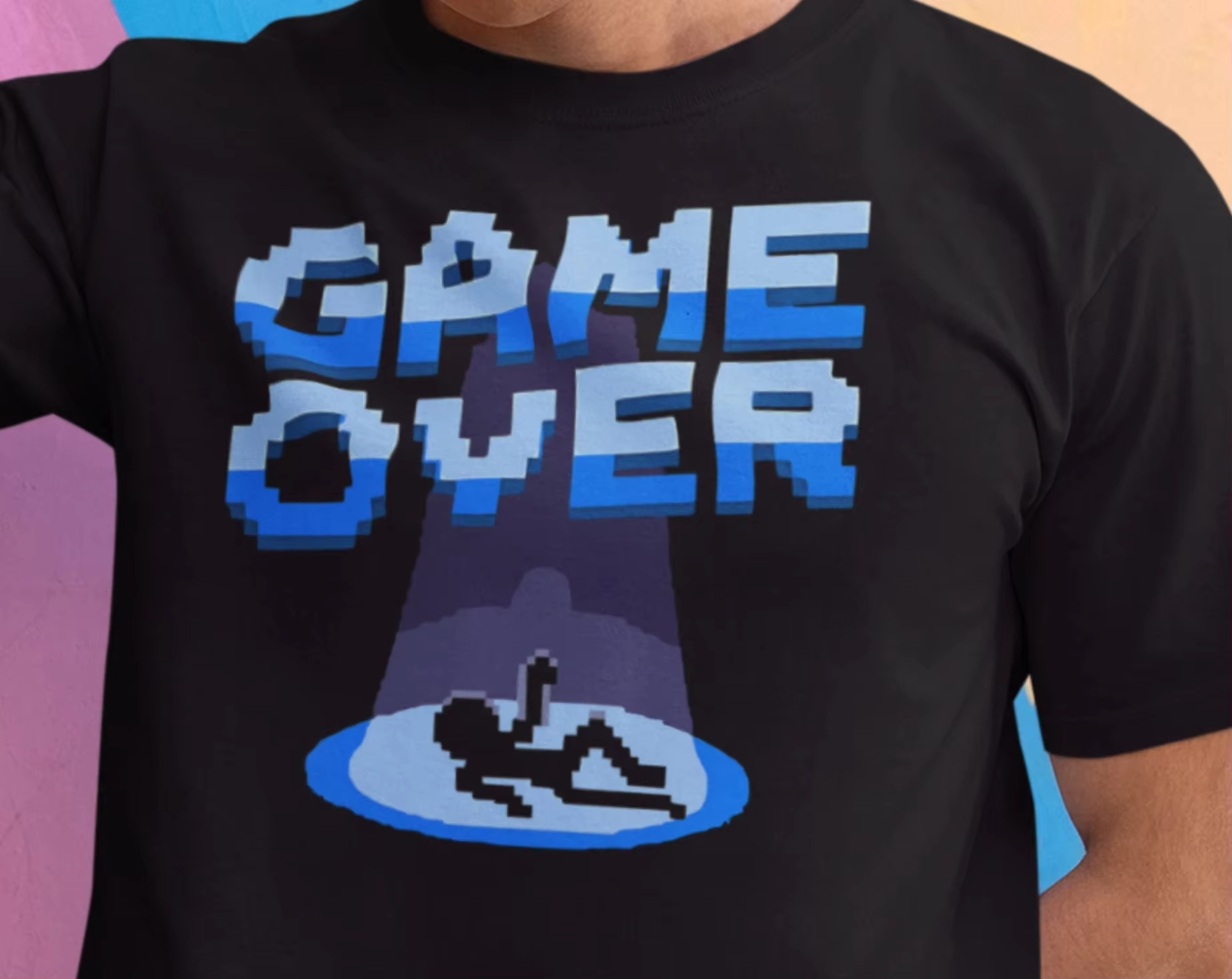 Game Over Screen Tee Retro Gam - Retro Gaming Shops avis et prix